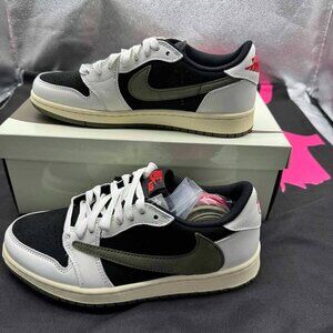 Travis Scott x Jordan 1 Retro OG Low Sneakers Men's 10